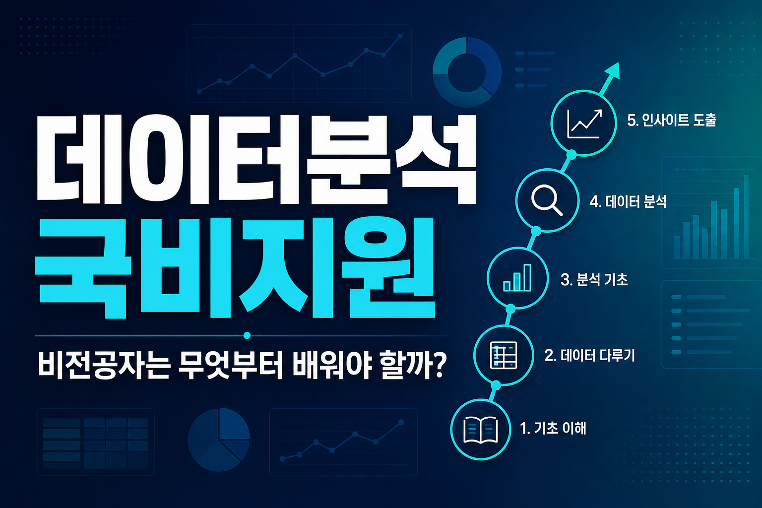 데이터분석 국비지원, 비전공자는 무엇부터 배워야 할까